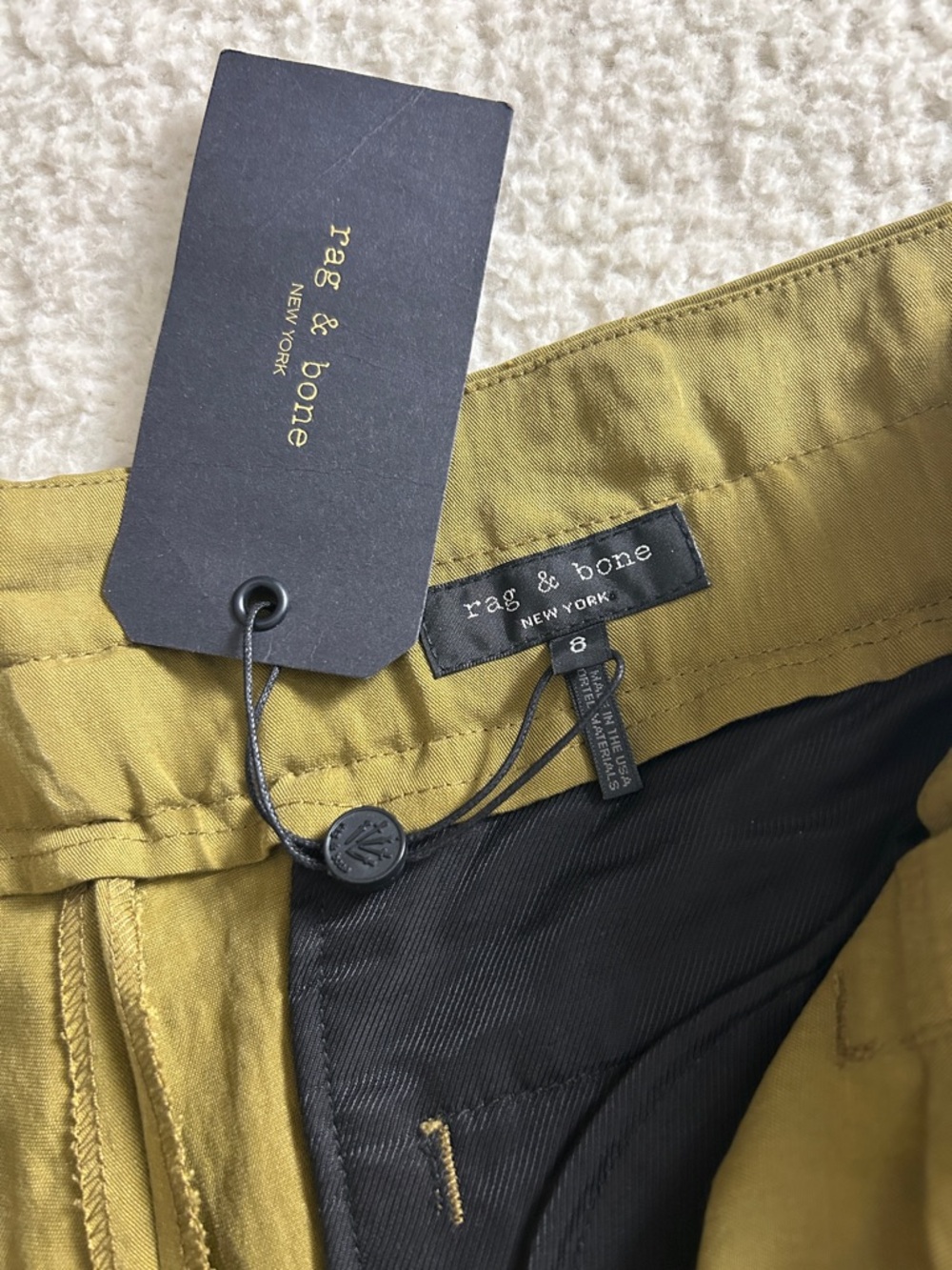 Rag & Bone Tilda Olive Cargo Pants Size 8 - Picture 3 of 12